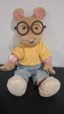 Vintage 1998 Microsoft Actimates ARTHUR Interactive Talking Plush Toy 22”Works